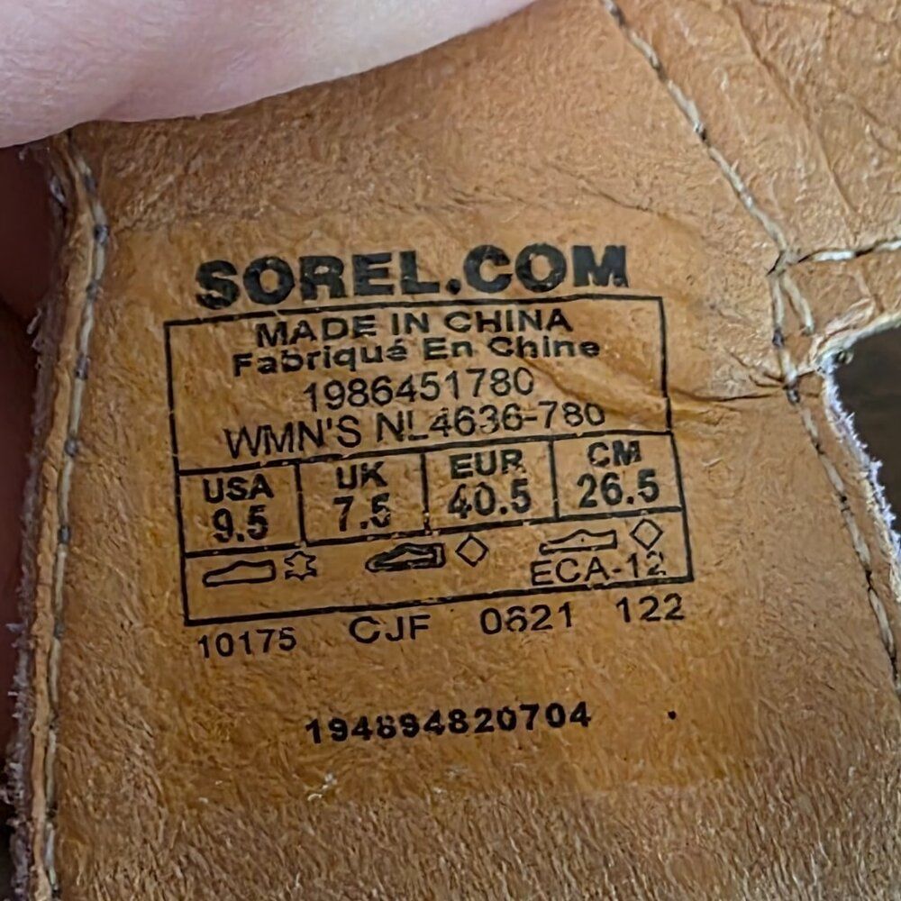 Sorel Women's Cameron Flatform Sandals Sz 9.5 - Picture 8 of 8